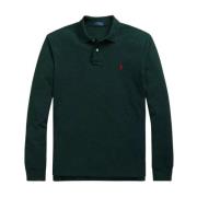 Ralph Lauren Grön Pikétröja Custom Slim Fit Green, Herr