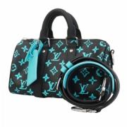 Louis Vuitton Vintage Pre-owned Tyg louis-vuitton-vskor Blue, Dam