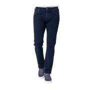 Jacob Cohën Marinblå Bard Slim Fit Jeans Blue, Herr