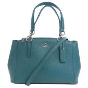 Coach Pre-owned Pre-owned Tyg handvskor Blue, Dam