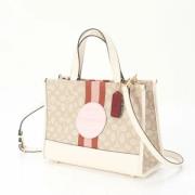 Coach Pre-owned Pre-owned Tyg handvskor Beige, Dam