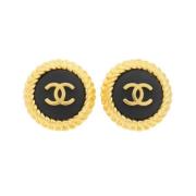 Chanel Vintage Pre-owned Tyg chanel-smycken Yellow, Dam