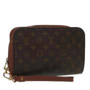 Louis Vuitton Vintage Pre-owned Canvas kuvertvskor Brown, Dam