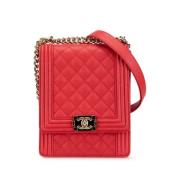 Chanel Vintage Pre-owned Laeder chanel-vskor Red, Dam