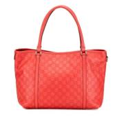 Gucci Vintage Pre-owned Laeder totevskor Red, Dam