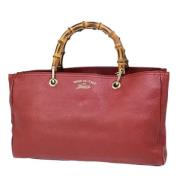 Gucci Vintage Pre-owned Laeder gucci-vskor Red, Dam