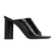 Bottega Veneta Heeled Mules Black, Dam