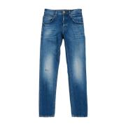 Don The Fuller Denim Wide Leg Jeans Blue, Herr