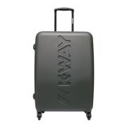 K-Way Medium Trolley Resväska Green, Unisex