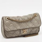 Chanel Vintage Pre-owned Laeder chanel-vskor Gray, Dam