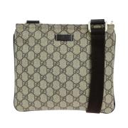 Gucci Vintage Pre-owned Canvas gucci-vskor Beige, Dam