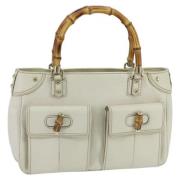 Gucci Vintage Pre-owned Laeder handvskor White, Dam