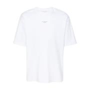 Drole de Monsieur Logotyp Bomull T-shirt i Vit White, Herr