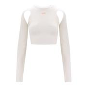 Off White Tops Beige, Dam