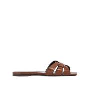 Saint Laurent Sandal med unik stil Brown, Dam