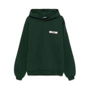 Jacquemus Mörkgrön Slouchy Hood Sweatshirt Green, Herr