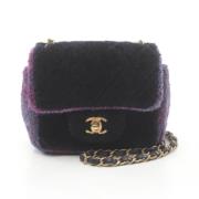 Chanel Vintage Pre-owned Tyg chanel-vskor Black, Dam