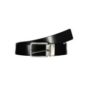 Calvin Klein Vändbar läderbälte - Svart/Brun Black, Herr