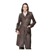 Vespucci by VSP Leather Jackets Brown, Dam