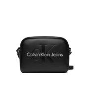 Calvin Klein Jeans Svart Polyeten Damväska Black, Dam