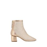 Forte Forte Rhinestone Mesh Ankelboots Yellow, Dam