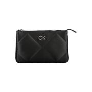 Calvin Klein Svart Polyester Axelväska Black, Dam