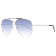 Guess Guld Aviator Solglasögon Bl Lens Multicolor, Herr