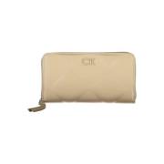 Calvin Klein Elegant Beige RFID-plnbok med flera fack Beige, Dam