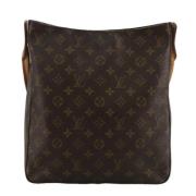 Louis Vuitton Vintage Pre-owned Canvas handvskor Brown, Dam