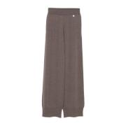 Stella McCartney Kaffebruna Joggers med Elastisk Midja Brown, Dam