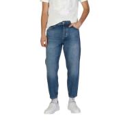 Antony Morato Blå Bomulls Jeans & Byxor Blue, Herr