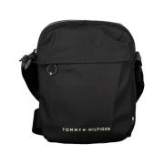 Tommy Hilfiger Svart Polyester Herr Axelväska Black, Herr