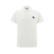 Burberry Ryttar Polo Skjorta White, Herr