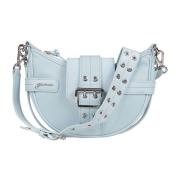 Ganni Liten Bucky Crossbody-väska Blue, Dam