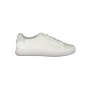 Calvin Klein Eleganta vita sneakers med kontrastdetalj White, Dam