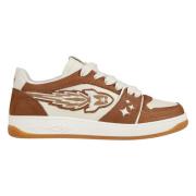 Enterprise Japan Sneakers med broderad logotyp Brown, Herr