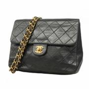 Chanel Vintage Pre-owned Laeder axelremsvskor Black, Dam