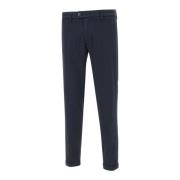 Re-Hash Blå Houndstooth Slim Fit Byxor Blue, Herr