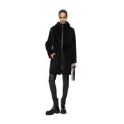 Vespucci by VSP Juliane - Svart Shearling Kappa Black, Dam