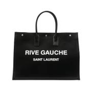 Saint Laurent Snygg Rive Gauche Toteväska Black, Herr