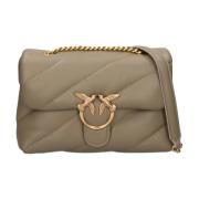 Pinko Beige Handväska - Stiligt Design Beige, Dam