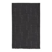 Armani Exchange Svarta Scarves - Stilfull Kollektion Black, Unisex