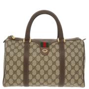 Gucci Vintage Pre-owned Canvas gucci-vskor Beige, Unisex