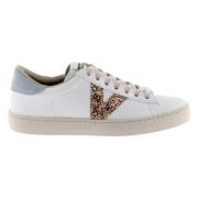 Victoria Berlín Piel & Serraje Sneakers White, Dam