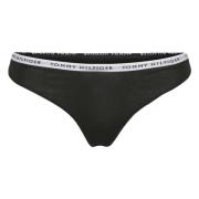 Tommy Hilfiger Thong Pack 3 Bikini Underdel Black, Dam