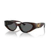 Versace Havana/Dark Grey Solglasögon Brown, Dam