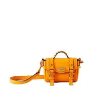 Mulberry Micro Alexa Dubbel Gul Läder Väska Yellow, Dam