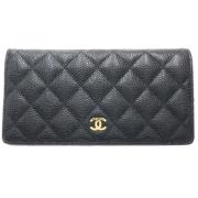 Chanel Vintage Pre-owned Laeder plnbcker Black, Unisex