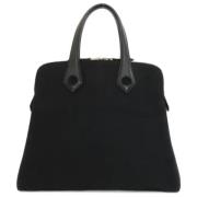 Hermès Vintage Pre-owned Canvas handvskor Black, Dam