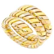 Bvlgari Vintage Pre-owned Vitt guld ringar Yellow, Dam